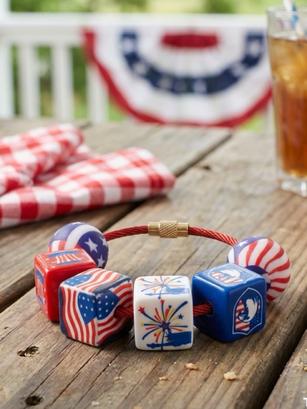 SQUARES OF AMERICA CHARM